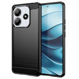 Xiaomi Redmi Note 14 5G Kuori Harjattu Hiilikuitutekstuuri Musta