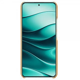 Xiaomi Redmi Note 14 5G kuori, jossa kaksi korttipaikkaa, vaaleanruskea