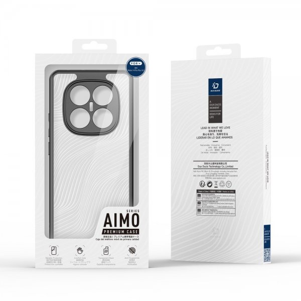 Dux Ducis Xiaomi Redmi Note 14 Pro Plus 5G Kuori Aimo Series Musta