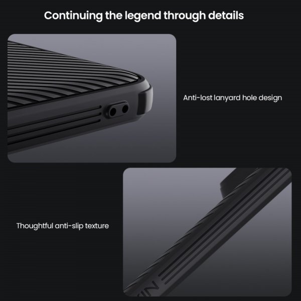 Nillkin Xiaomi Redmi Note 14 Pro 5G CamShield Pro -kuori, musta