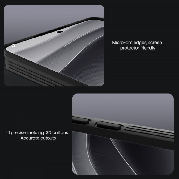 Nillkin Xiaomi Redmi Note 14 Pro 5G CamShield Pro -kuori, musta