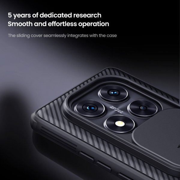 Nillkin Xiaomi Redmi Note 14 Pro 5G CamShield Pro -kuori, musta