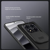 Nillkin Xiaomi Redmi Note 14 Pro Plus 5G -suojakuori CamShield Pro, musta