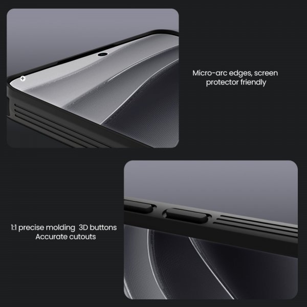 Nillkin Xiaomi Redmi Note 14 Pro Plus 5G -suojakuori CamShield Pro, musta