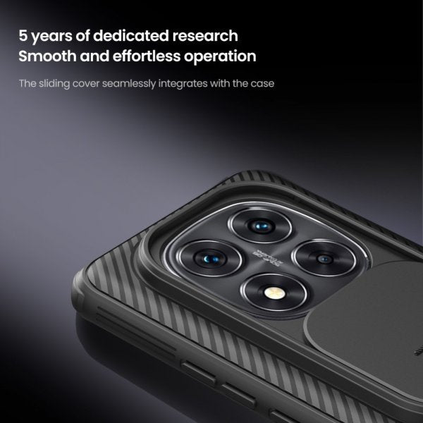 Nillkin Xiaomi Redmi Note 14 Pro Plus 5G -suojakuori CamShield Pro, musta