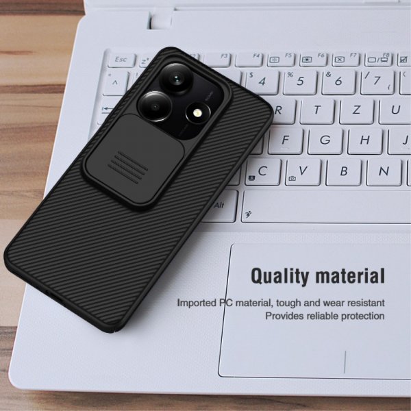 Nillkin Xiaomi Redmi Note 14/Redmi Note 14 5G kuori CamShield musta