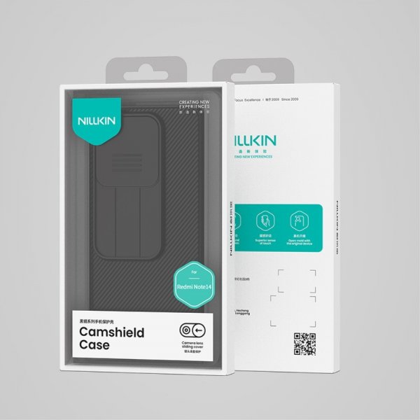 Nillkin Xiaomi Redmi Note 14/Redmi Note 14 5G kuori CamShield musta