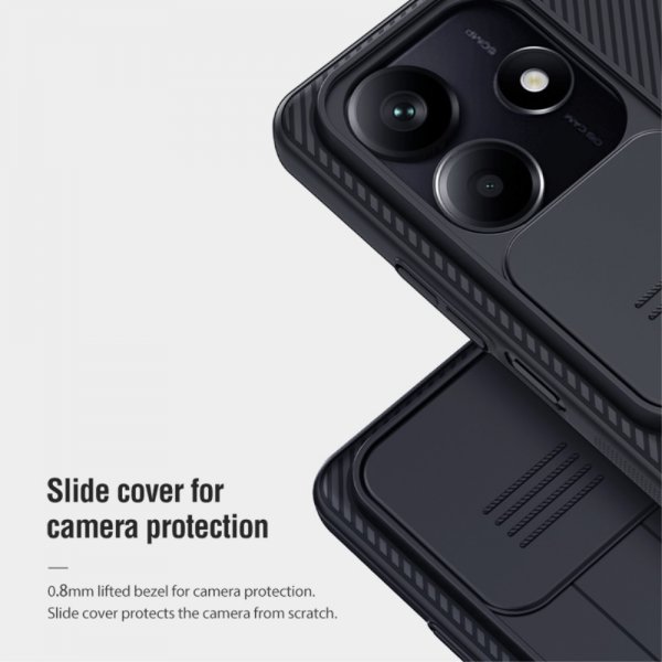 Nillkin Xiaomi Redmi Note 14/Redmi Note 14 5G kuori CamShield musta