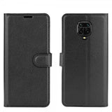 Xiaomi Redmi Note 9 Pro Litchi-suojakuori, musta